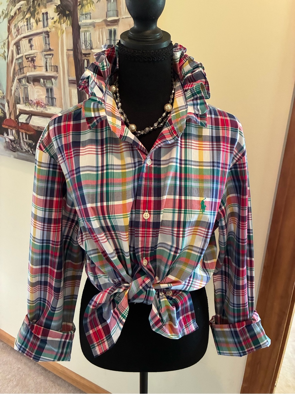 Ralph Lauren Multicolor Plaid Cotton Button-Down Shirt